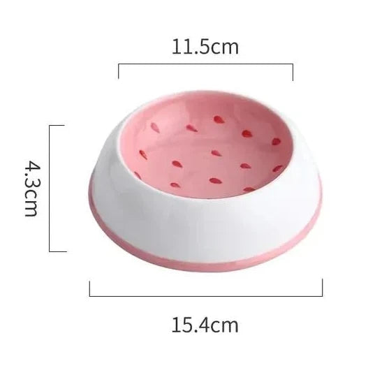 Cute Ceramic Pet Food Bowls – PureActive™