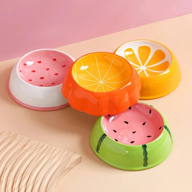 Cute Ceramic Pet Food Bowls – PureActive™