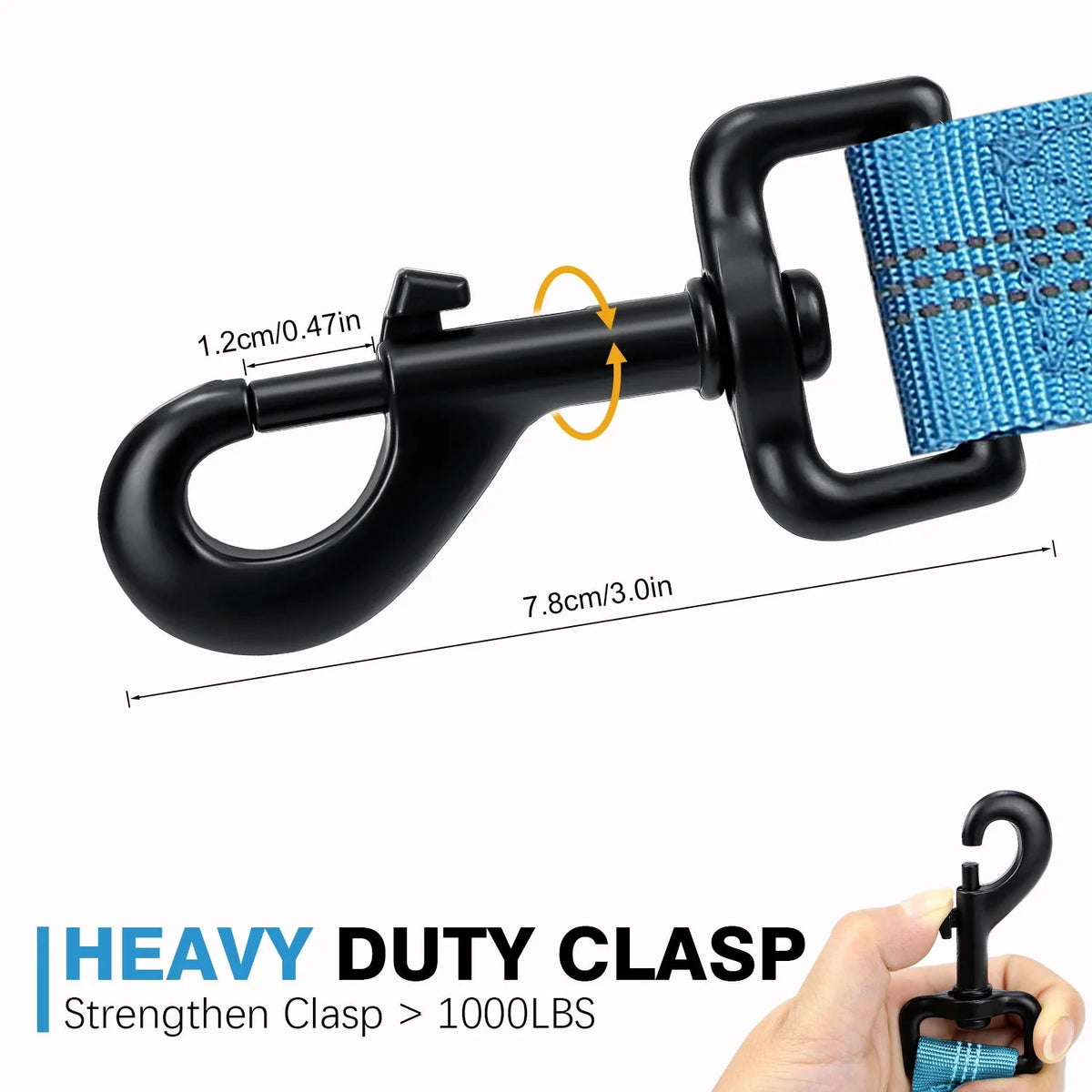 Tailented LeadDaily™ – No-Pull Shock-Absorbing Dog Leash for Pets