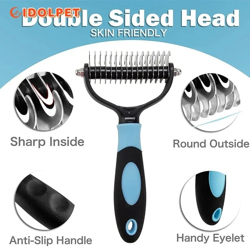 Pet Grooming Comb for Dogs & Cats – GlowCore™