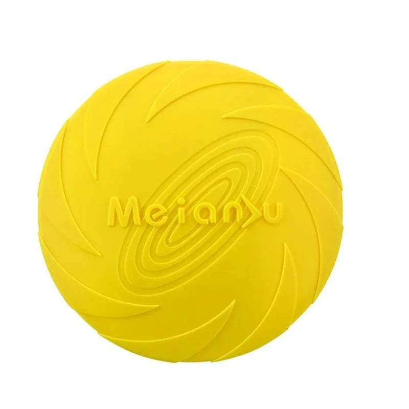 Flexible Silicone Flying Disc Dog Toy – PurrTrail™