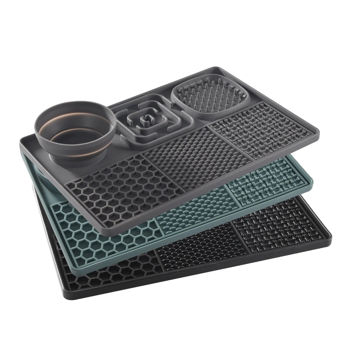 3-in-1 Lick Mat & Slow Feeder for Dogs – DishFit™