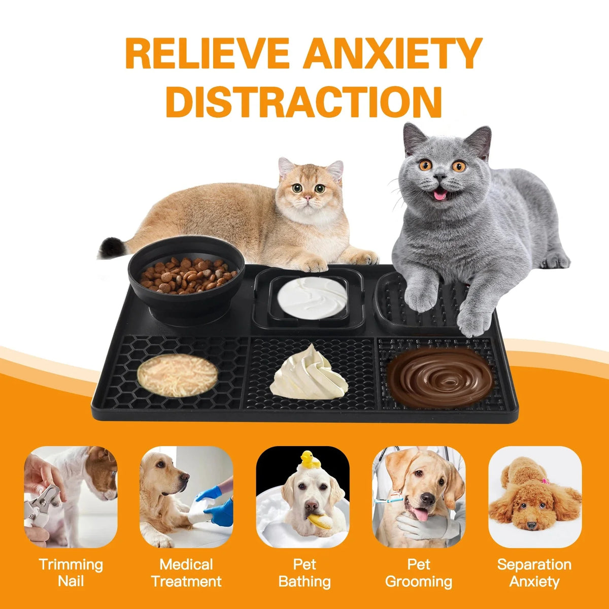 3-in-1 Lick Mat & Slow Feeder for Dogs – DishFit™