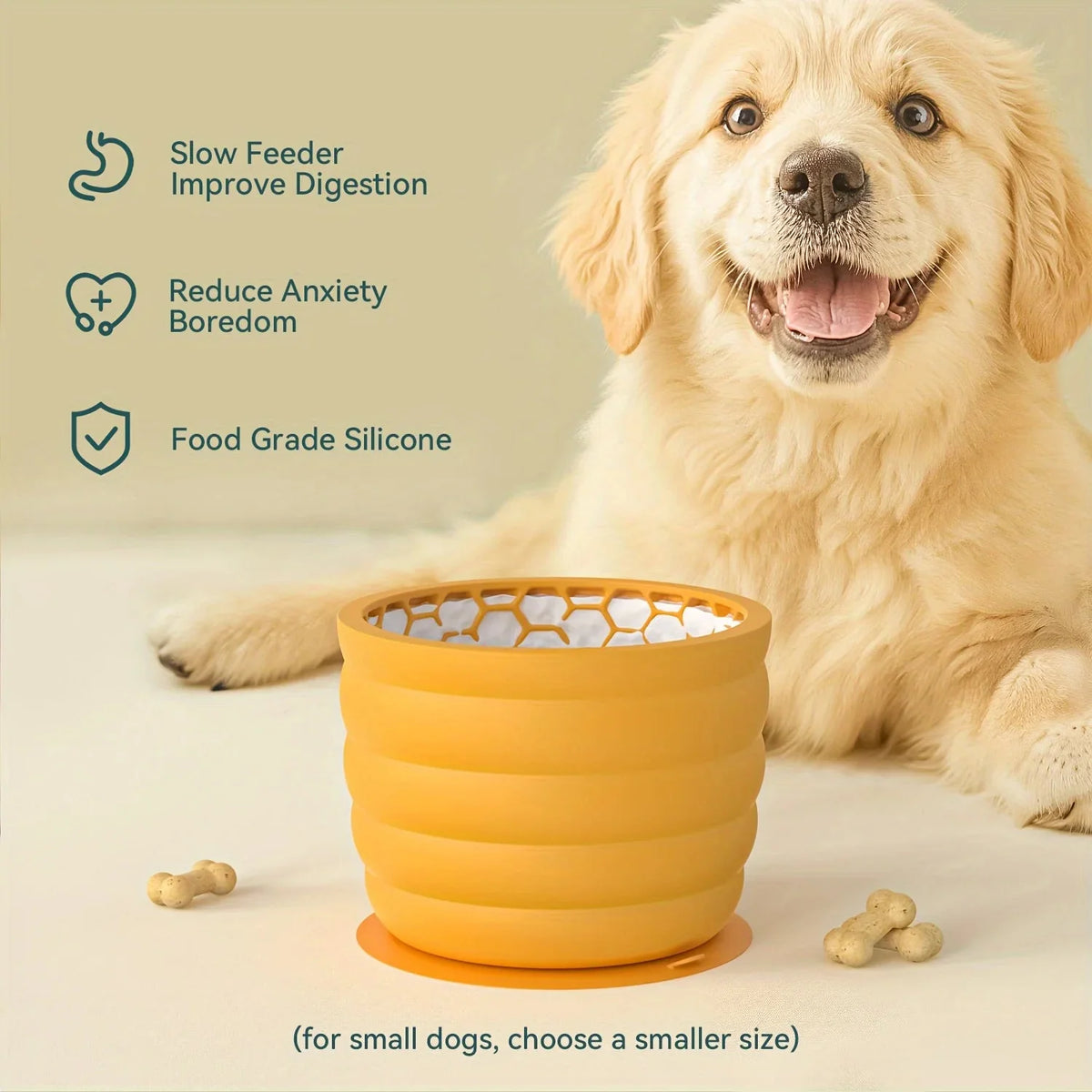 Wall-Mount Slow Feeder Bowl for Dogs – SlowPeak™