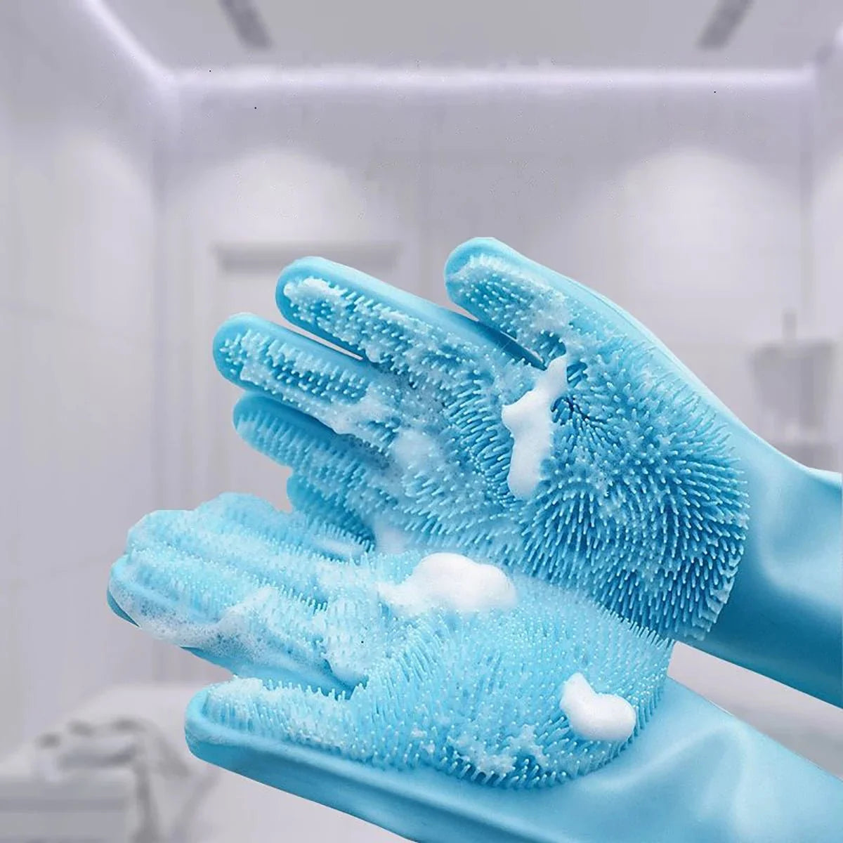 Silicone Pet Grooming & Massage Gloves – TailReady™