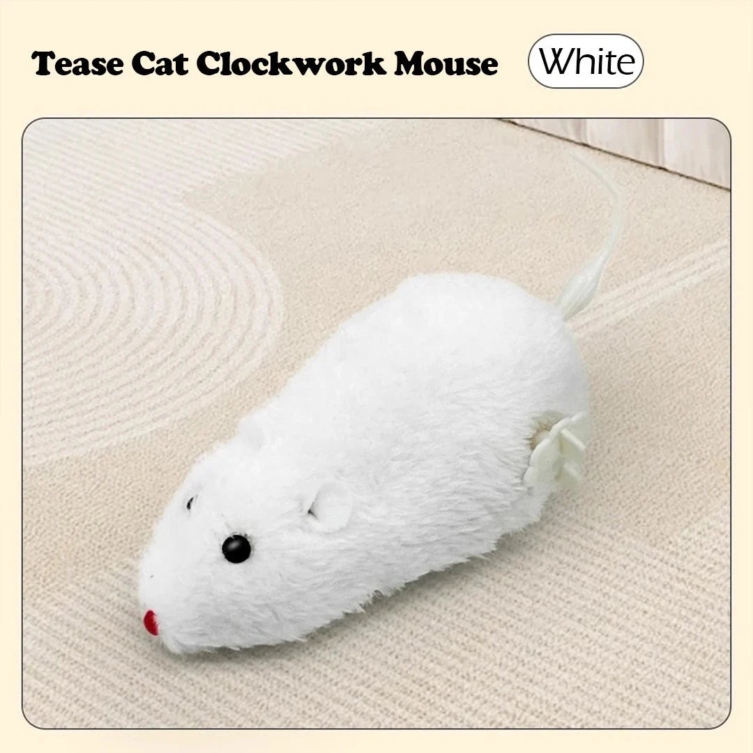 Wind-Up Interactive Mouse Toy for Cats – ComfortSafe™