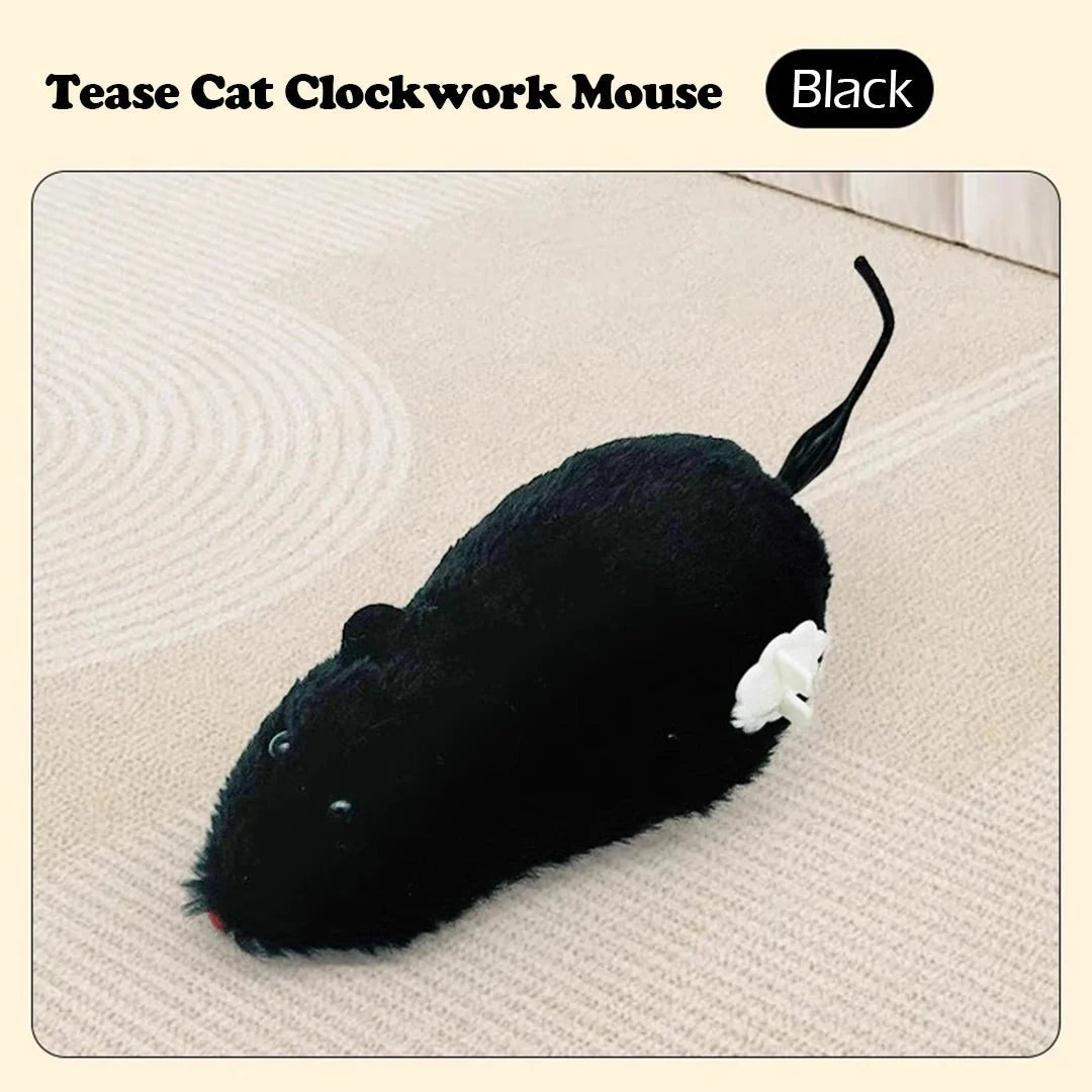 Wind-Up Interactive Mouse Toy for Cats – ComfortSafe™