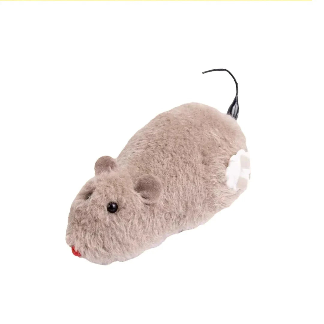 Wind-Up Interactive Mouse Toy for Cats – ComfortSafe™