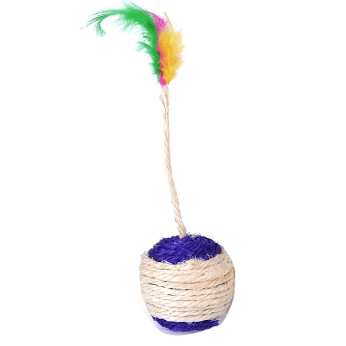 Sisal Scratch Ball for Cats – BounceGuard™