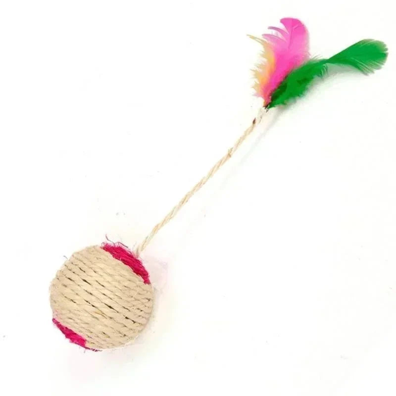 Sisal Scratch Ball for Cats – BounceGuard™