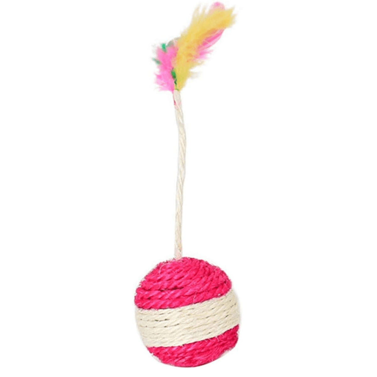 Sisal Scratch Ball for Cats – BounceGuard™