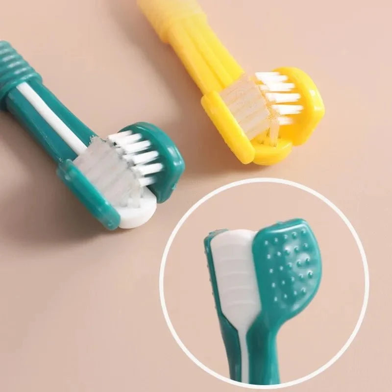 3-Sided Pet Toothbrush for Dogs & Cats – CarePort™