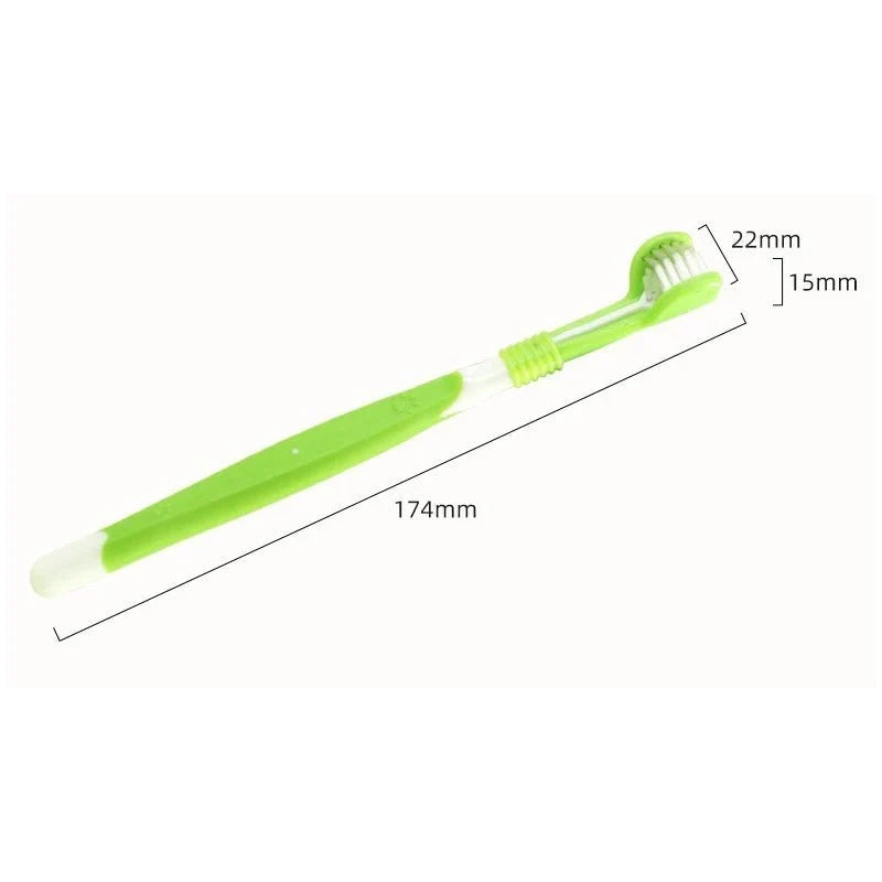 3-Sided Pet Toothbrush for Dogs & Cats – CarePort™