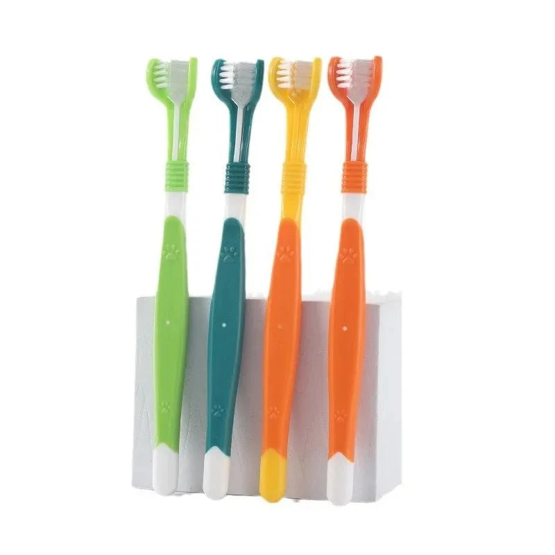 3-Sided Pet Toothbrush for Dogs & Cats – CarePort™