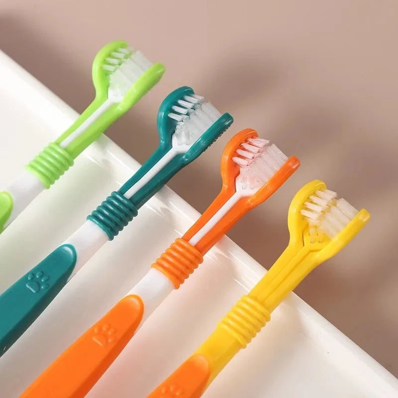 3-Sided Pet Toothbrush for Dogs & Cats – CarePort™