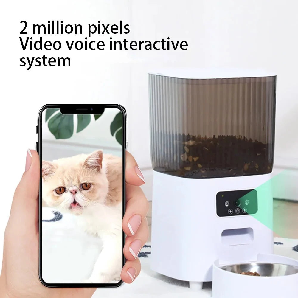 Smart Automatic Pet Feeder with Camera – FocusPlus™