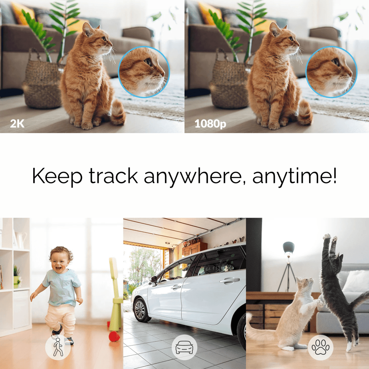 2K WiFi Pet Security Camera – ViewComfort™
