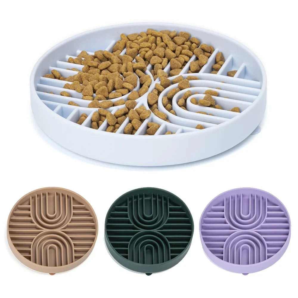 Silicone Slow Feeder Lick Mat for Dogs & Cats – DishPrime™