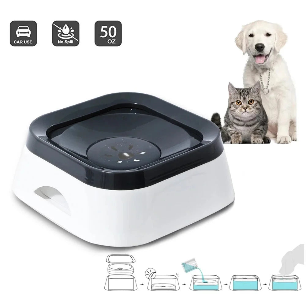Tailented SlowTrail™ – Pet Water Bowl for Pets