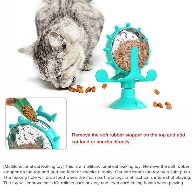 Interactive Treat Dispenser Toy for Cats & Small Dogs – PurrCare™