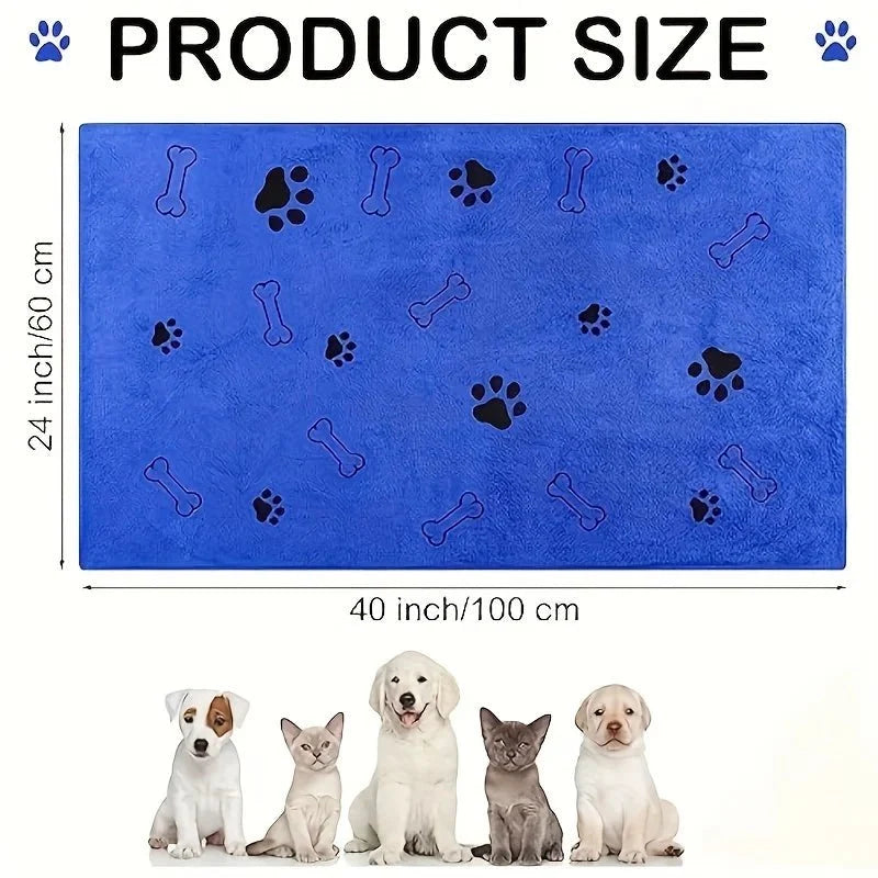 Microfiber Dog Drying Towels – 2 Pack – ComfortLuxe™