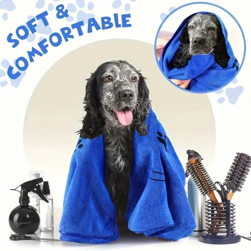Microfiber Dog Drying Towels – 2 Pack – ComfortLuxe™