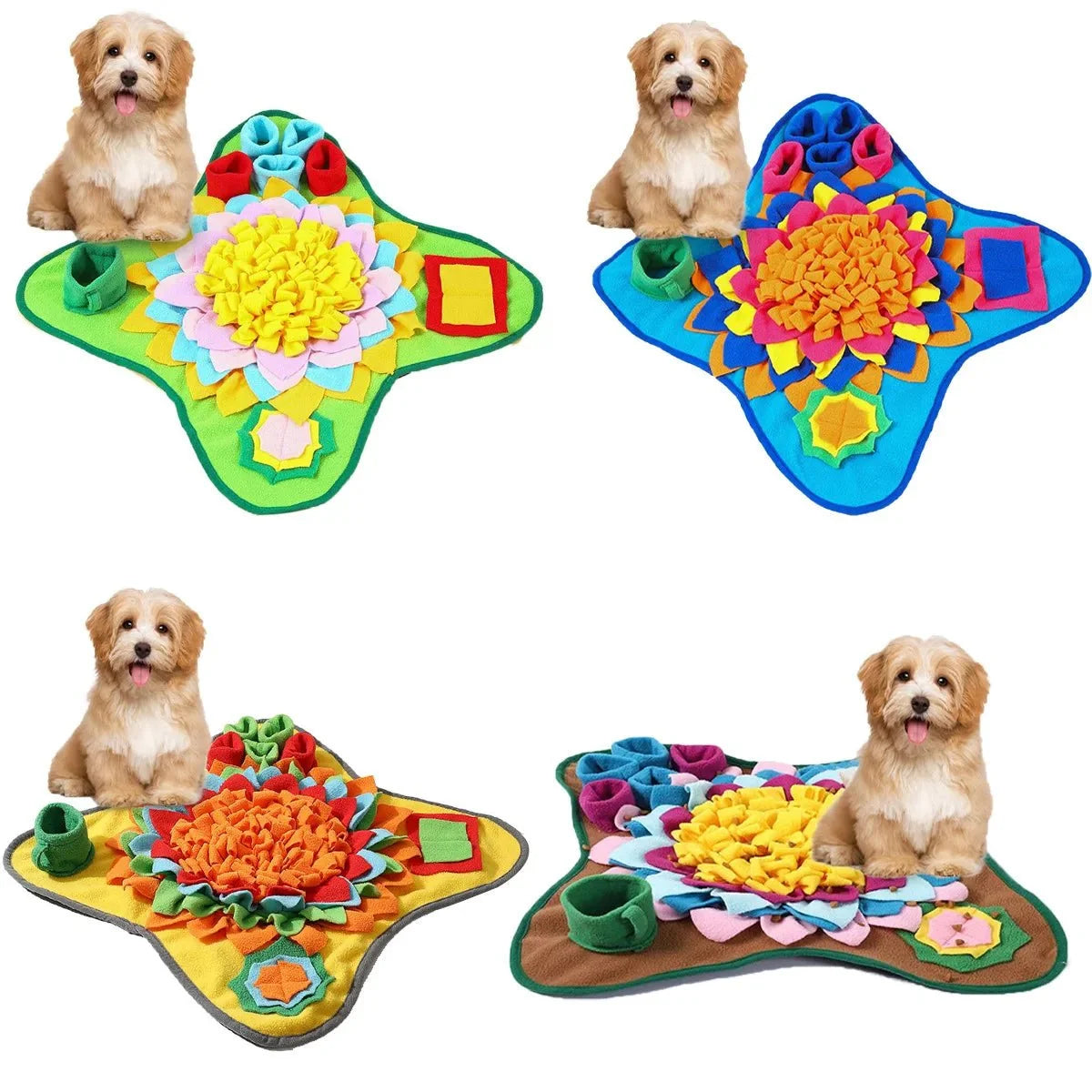 Tailented SlowFlex™ – Slow-Feeding Interactive Snuffle Feeding Mat for Dogs