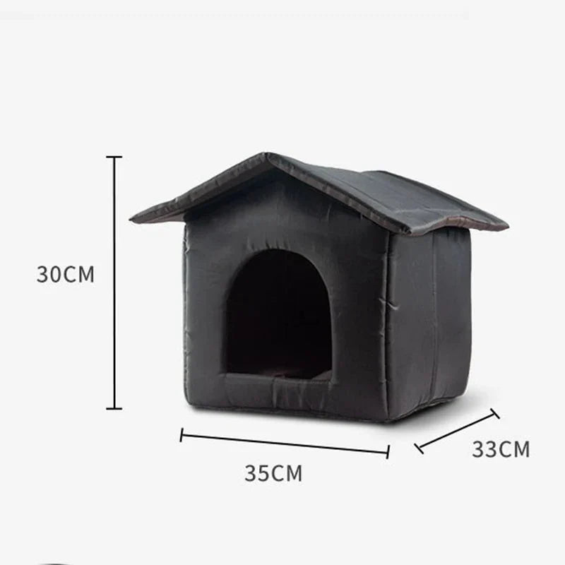Foldable Waterproof Pet Bed & Outdoor Kennel – CalmLink™