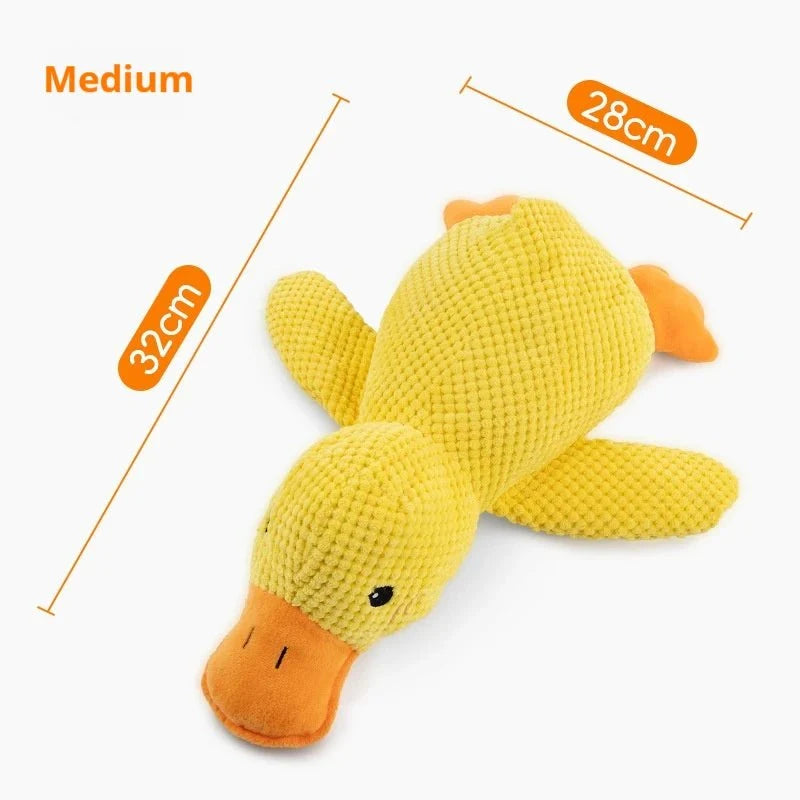 Plush Squeaky Duck Toy for Dogs – PurrBalance™