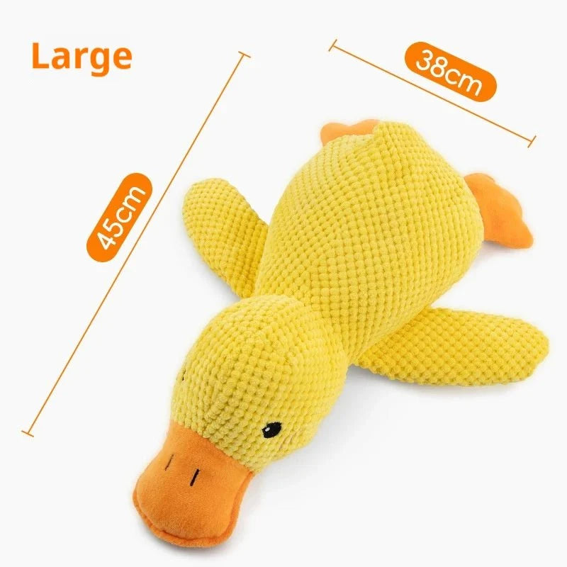 Plush Squeaky Duck Toy for Dogs – PurrBalance™
