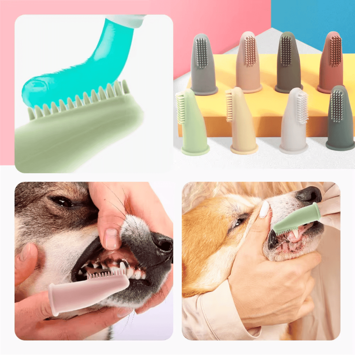Silicone Finger Pet Toothbrush – PawGlow™