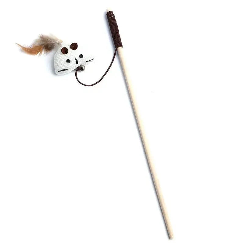 Feather Cat Wand Toy – BouncePath™