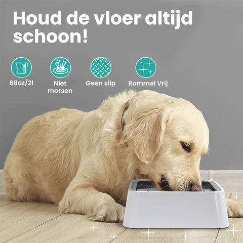 Tailented ServeSmart™ – Pet Water Bowl with Spill-Proof Design for Dogs & Cats