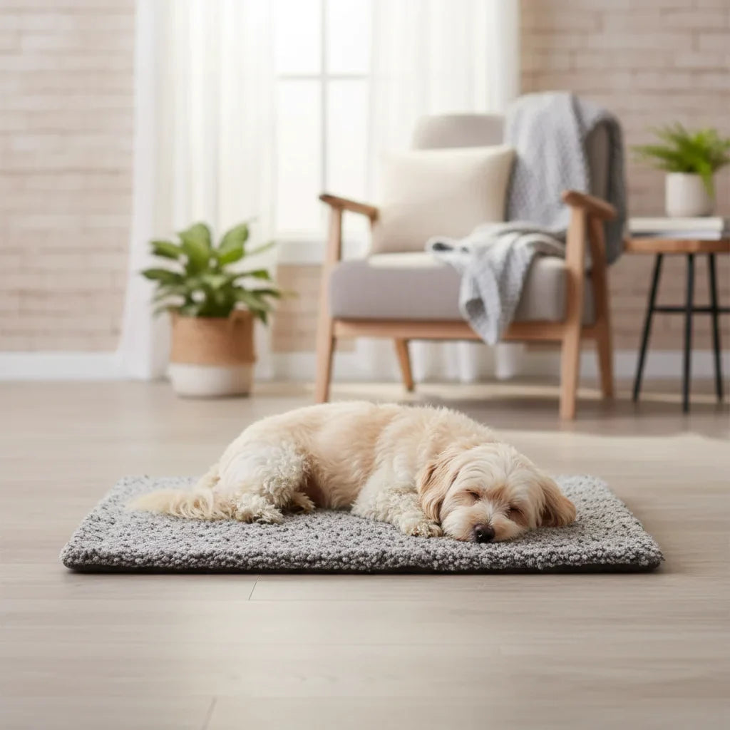 Soft Plush Self-Heating Pet Comfort Mat for Dogs & Cats – CozySelect™