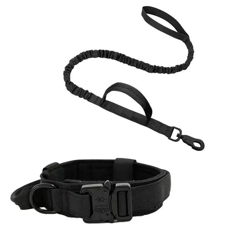 Shock-Absorbing Dog Collar & Leash Set – WalkPlus™