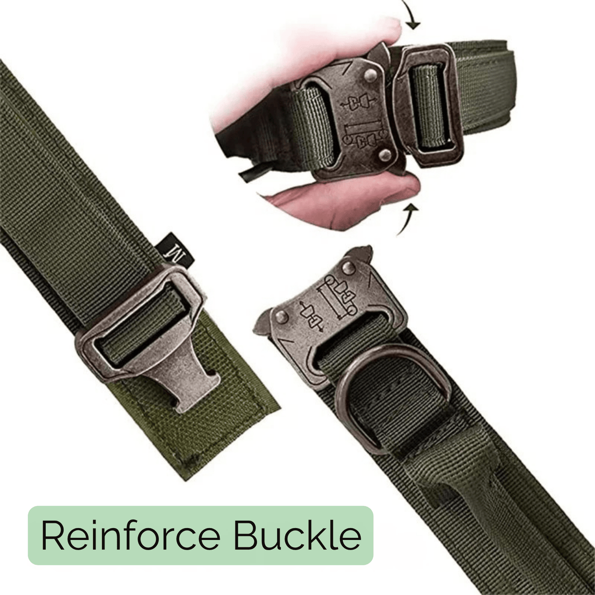 Shock-Absorbing Dog Collar & Leash Set – WalkPlus™