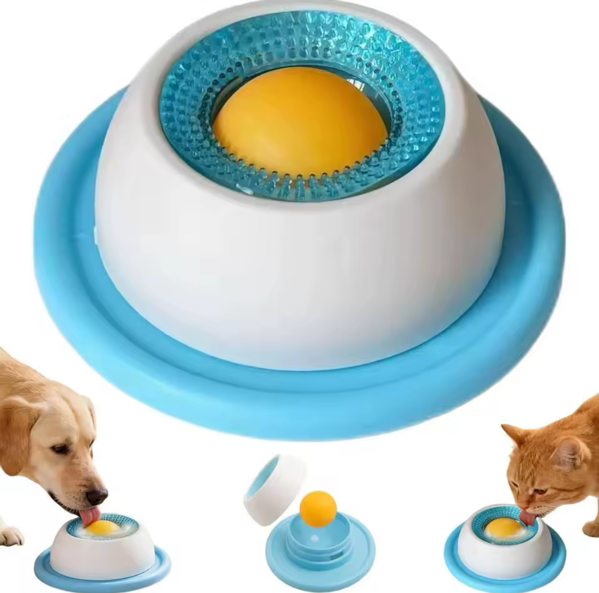 Tailented LickFlow interactive pet lick bowl for dogs and cats