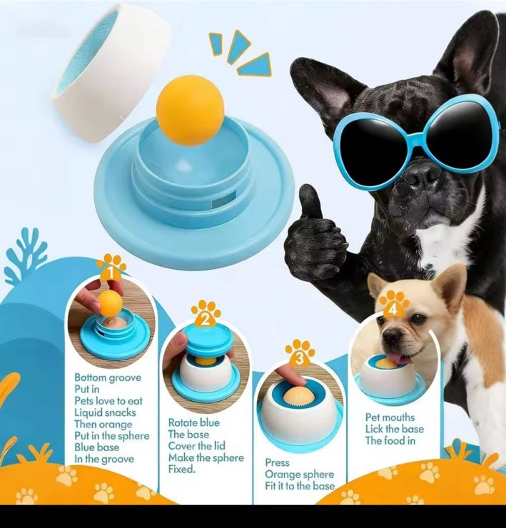 How to use the Tailented LickFlow interactive pet bowl