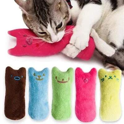Catnip Plush Cat Toy with Sound – BrainWorks™