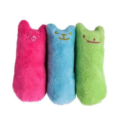 Catnip Plush Cat Toy with Sound – BrainWorks™