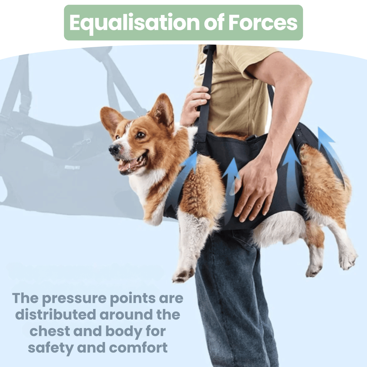 Adjustable Dog Support Harness – TrekComfort™