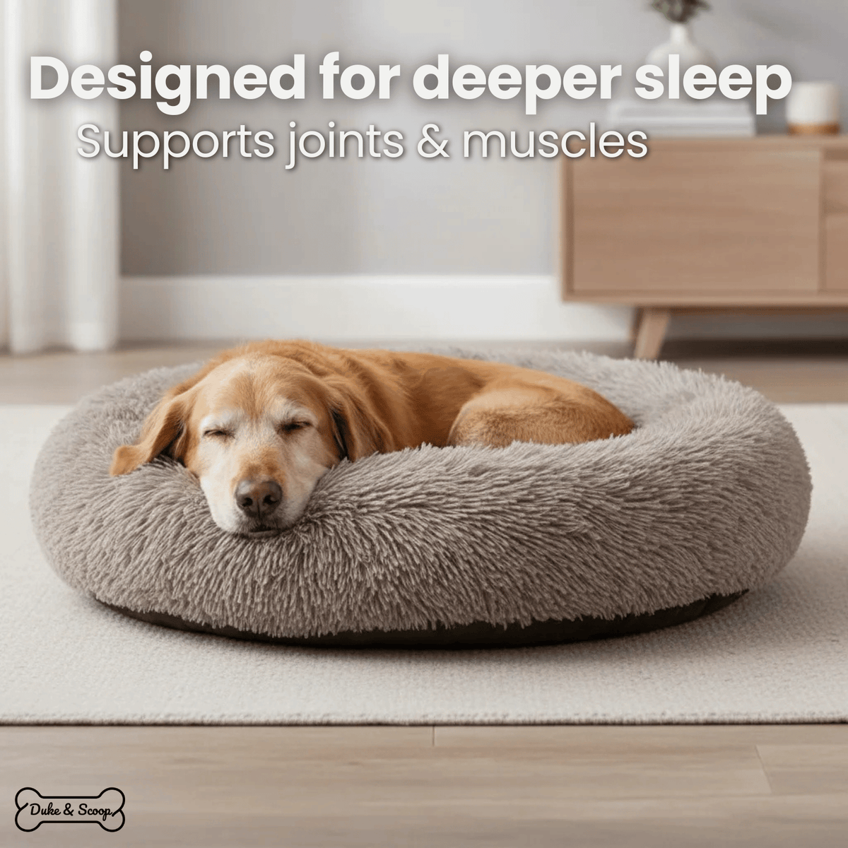Calming Donut Dog & Cat Bed – LoungeStyle™