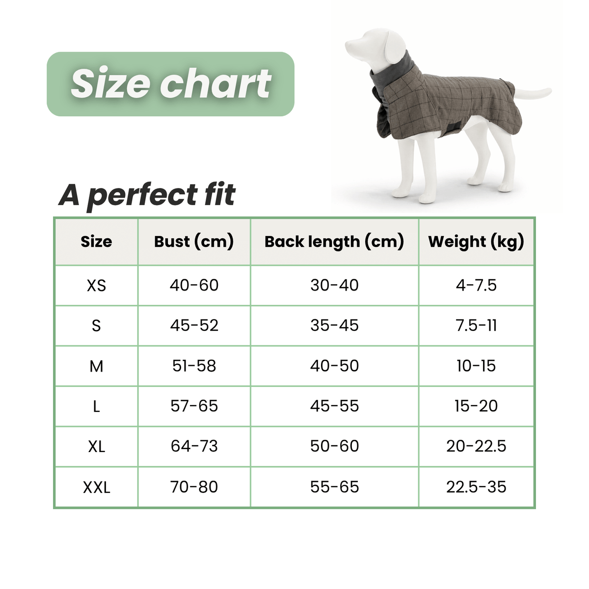 Tailented SnugFlex™ – Warm Dog Coat for Everyday Outdoor Wear