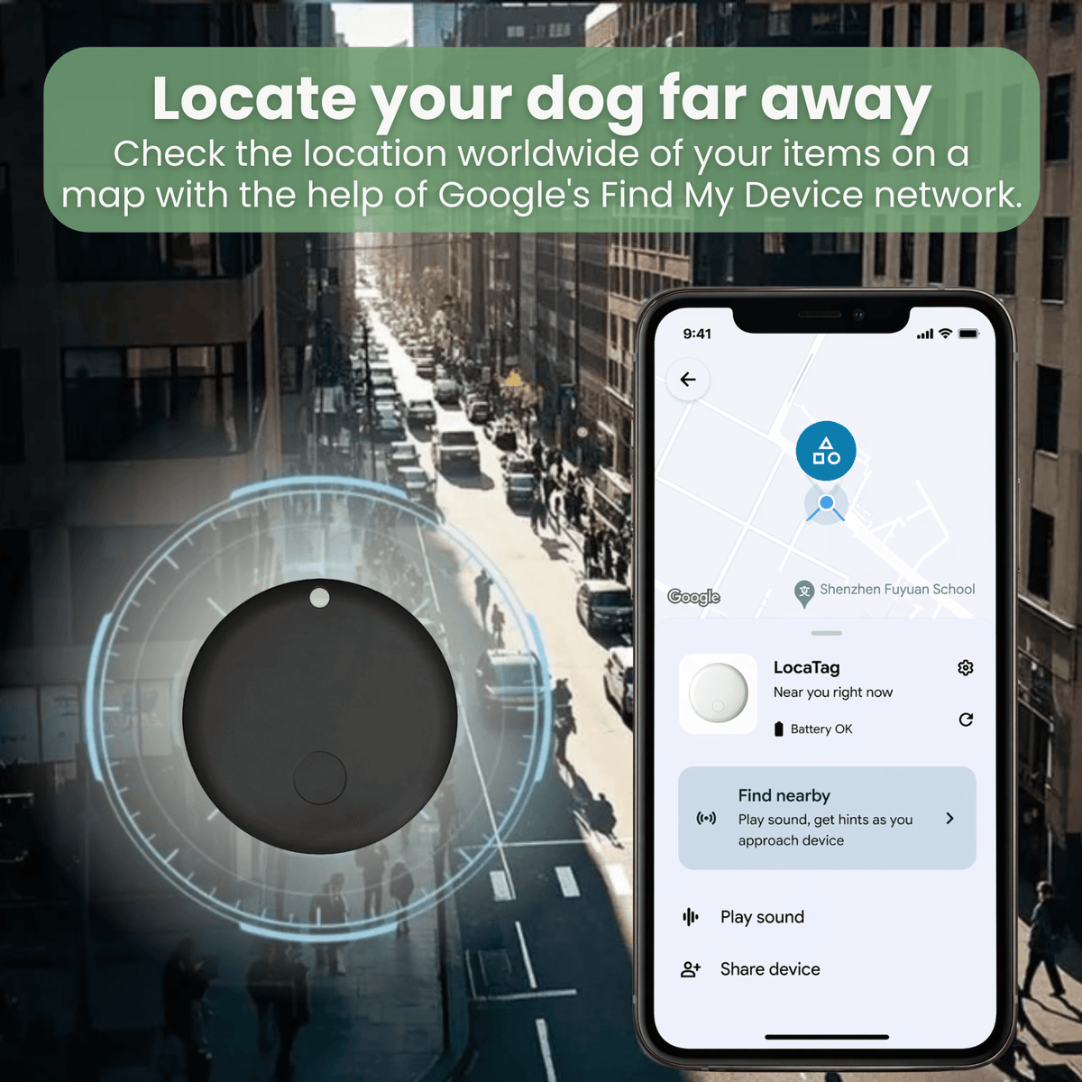 Android Pet Tracker Collar – FinderPure™