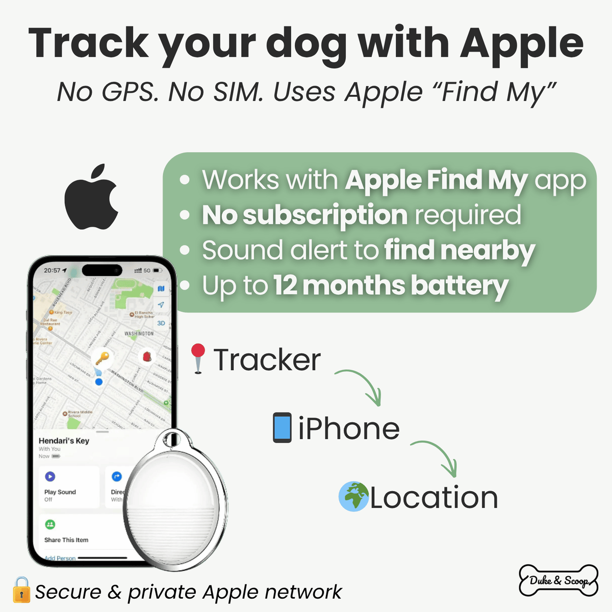 iOS Pet Tracker with Reflective Cat Collar – BeaconPrime™