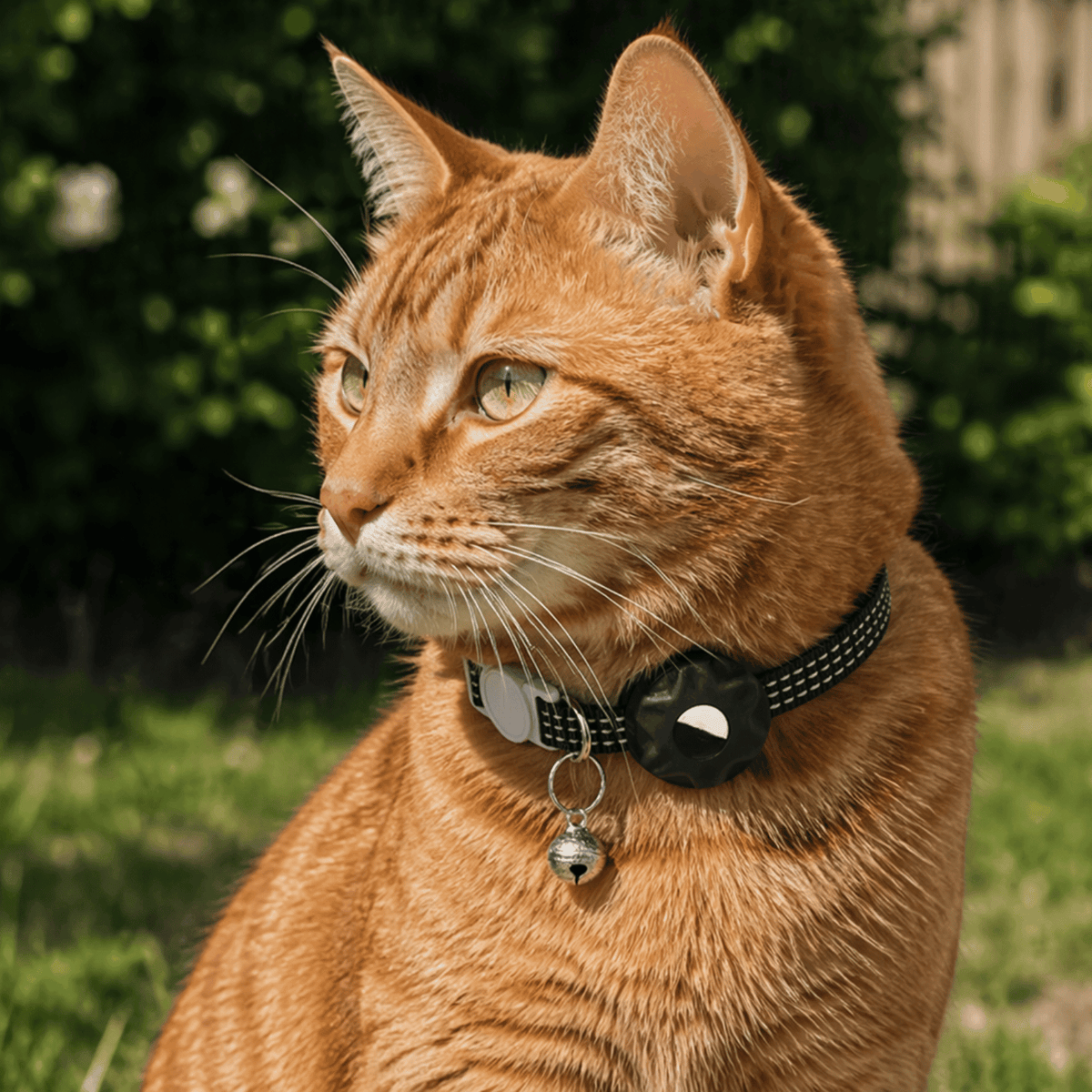 iOS Pet Tracker with Reflective Cat Collar – BeaconPrime™