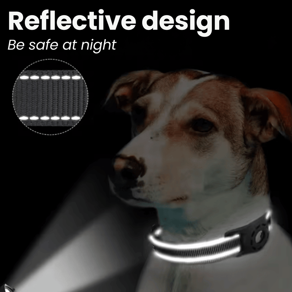 Android Pet Tracker with Reflective Collar – BeaconFlex™