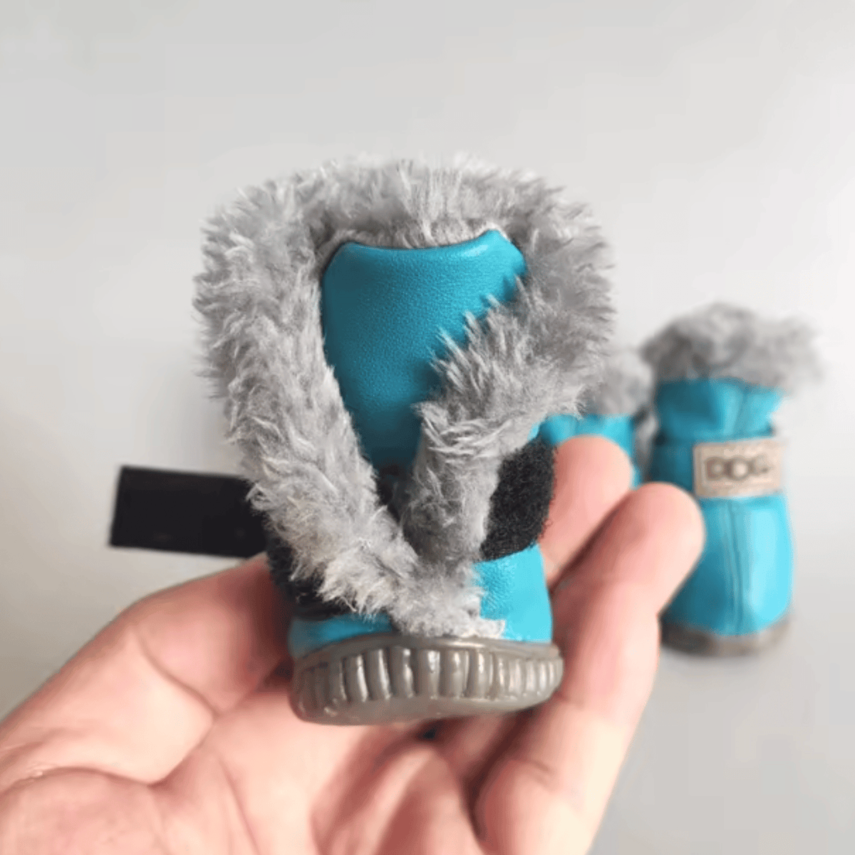 Warm Waterproof Dog Boots with Fleece – ShieldBalance™