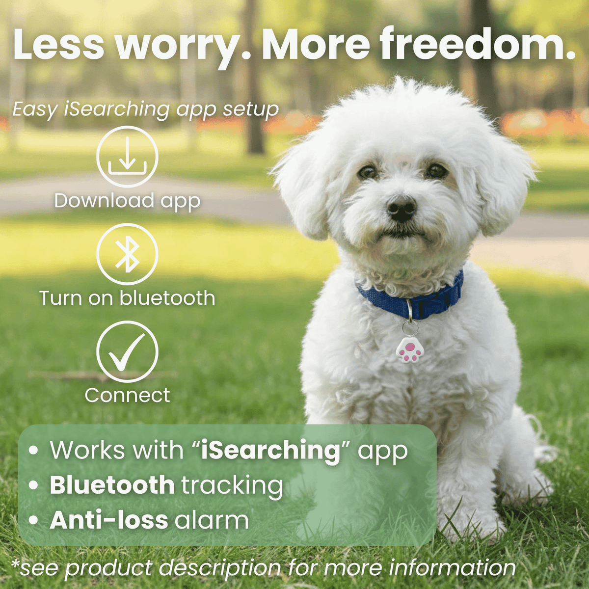 Mini Bluetooth Pet Tracker – TraceSphere™