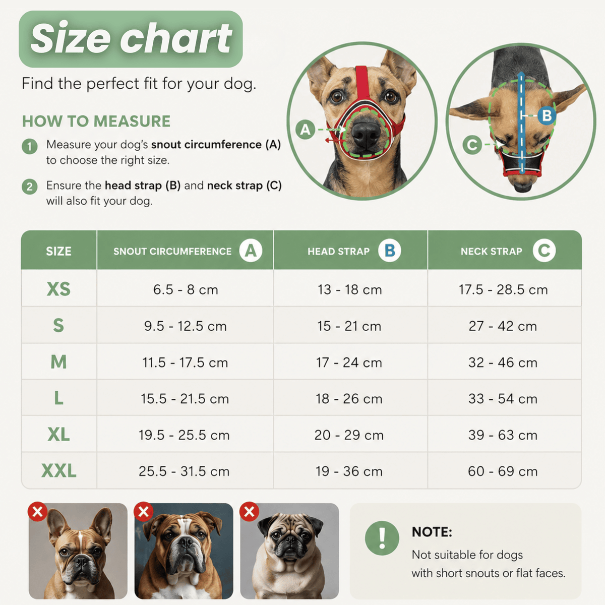 Reflective Dog Muzzle – FlexShield™